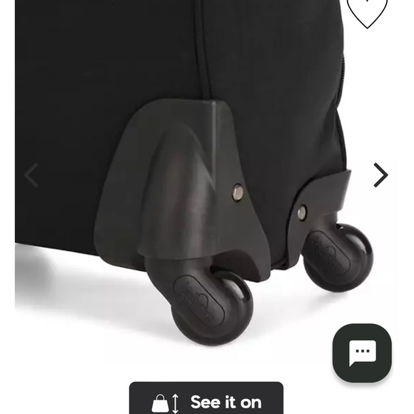 Kipling Darcey Small Carry-On Rolling black 4 wheeler new - Picture 13 of 14